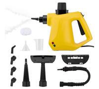 Steam Cleaner,Handheld with 10 Accessories,1000W High-Temperature Steam Cleaner,350ml Tank, Heats up Quickly in 3 Minutes,Steamer cleaning for Kitchen, Bathroom, Tile & Grout Cleaning
