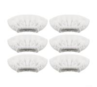 Steam Cleaner Pads for Kärcher for easyfix Nozzle for sc2 to SC5-6pcs Microfibre Replacement Cloths Machine Washable Heavy Duty Floor Mop Refills White 8.26 Inch