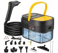 Steam Cleaner, Portable Handheld Steamer for Cleaning with 17pcs Accessories, 3 Level Adjustable, 15s Heat Up, 2500W High Pressure Steam Clean for Home, for Tile, Dirt, Grout, Grease, Car Detailing