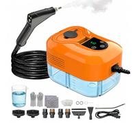 Steam Cleaner, Portable Steam Cleaner for Home & Car, 1800 ml Handheld Steam Cleaner with 15s Quick Heat-up, 6 Level Steamer Cleaning with 17 Accessories for Car, Sofa, Carpet, Kitchen, Furniture