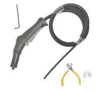 Steam Cleaner Replacement Hose with Control Handle for Sc1 Sc2 Sc3 Sc4 and for Sc 2500 Models - Heavy-Duty Grey Flexible Steam Hose Part No. 4.322 Through 048.3(1 Set * STEAM Hose)