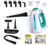 Steam Cleaner,Steamer for Cleaning,Steam Cleaner for Home,Cleaning With Lockable Steam Button and 12pcs Accessories,at Any Time Unlimited Water Addition, Use On Grout Cleaners, Tiles, Floors