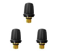 Steam Cleaner Tank Cap Replace Vacuum Cleaner Brass Safety Valve Boiler Cover，Compatible for Karcher，SC1 SC2 CTK10 SC2D Superior Sealing(3pcs)
