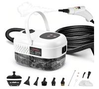 Steam Cleaners,2500W Portable Handheld Steam Cleaner with 15 Accessories Multipurpose for Home, 1200ML Tank High-Temperature Steamer for Sofa, Carpets, Upholstery, Car, Windows, Mattress & Fabric
