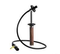 Steam Cleaning Brush for Espresso Systems with Water Retaining Mechanism and Heat Resistant Components