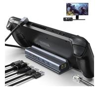 Steam Docking Station 6 in 1 USB C HDMI 2.0 4K@60Hz Ethernet USB A 3.0 and USB C