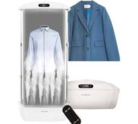 Steam Drying Machine 900W Electric Clothes Dryer With Remote Control/Built-In Aromatherapy Box, Automatic Drying and Ironing Machine, Intelligent Timing, Sanitise, And Dry Clothes