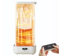 Steam Drying Machine Portable Clothes Dryer, Vertical Steam Iron 850W, Electric Clothes Dryer, Small Compact Electric Dryers, Ironing Clothes Folding Wrinkle Removal Machine with Remote Cont