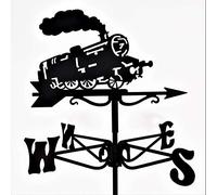 Steam Engine Black Mini Weathervane