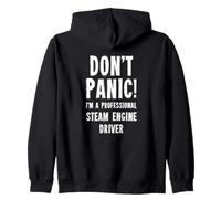 Steam Engine Driver Zip Hoodie