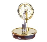 Steam Engine - Miniature Model Kit, Educational Mechanical Toy, Working | Detailed Construction, Durable Metal Parts with Display Stand for Science