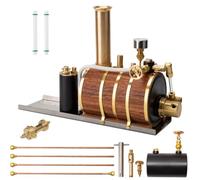 Steam Engine Model, 200ml Steam Boiler Model for Single/Double/Triple-cylinder Steam Engines Model Ships, Science STEM Model Working Kit for Adults