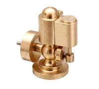 Steam Engine Model Kit, G-1B Mini Pure Copper Working Horizontal Steam Engine with with Solid Alcohol Burner for Physical Science Experiment Display & Desktop Decoration