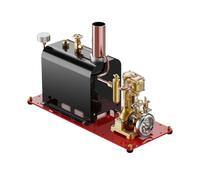 Steam Engine Model Kit That Runs, RW-BL1K Mini Reversible Reciprocating Single-Cylinder Live Steam Engine and Boiler Model Kit for Steam Boat Collectors Industrial Enthusiasts
