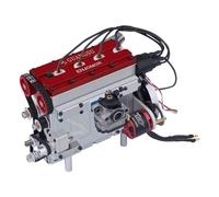 Steam Engine Model Kit That Works, 36cc DOHC Inline 4-Cylinder 4-Stroke Water-Cooled Gasoline Engine for RC Car, Boat, Tank, Science Experiment & Physics Educational Kit for Adults