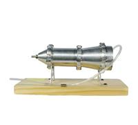 Steam Engine Model Kit That Works, Centrifugal External Combustion Motor Metal STEM Education Thermal Engineering Display Model Power Experiment for Adults Hobbyists