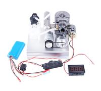 Steam Engine Model Kit That Works, Level 15 Methanol Engine DIY Modified Miniature Low Voltage Steam Engine Generator Set for Emergency Lighting & Device Charging