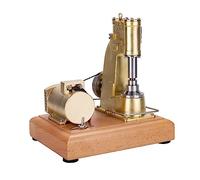 Steam Engine Model Kit That Works, Mini Brass Piston Power Hammer, Motor Driven Operational Forging Machine for Physics Science Experiment Demonstration