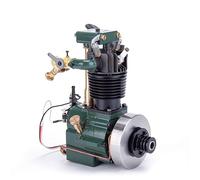 Steam Engine Model Kit That Works, MUSA FV1A 7cc Vertical Single-Cylinder OHV Four-Stroke Gasoline Engine for Water Plane & Tethered Boat Models, Science Education Kit for Adults
