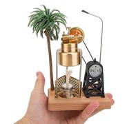 Steam Engine Model Kit, Three-Legged Vertical Swing Design with Boiler, Educational Science Experiment for School Desk Learning, Physics Toys