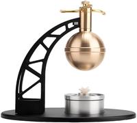 Steam Engine Model - Miniature Engine Model That Runs, Explore Ancient Aeolipile Engineering with Steam Engine and Mini Engine Kit, Physics Science Engine Toy Set (Black)