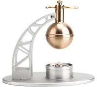 Steam Engine Model - Miniature Engine Model That Runs, Explore Ancient Aeolipile Engineering with Steam Engine and Mini Engine Kit, Physics Science Engine Toy Set (Silver)