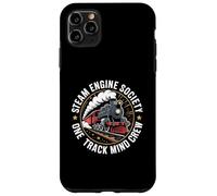 Steam Engine Society Train Lover One Track Mind Crew Case for iPhone 11 Pro Max