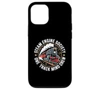 Steam Engine Society Train Lover One Track Mind Crew Case for iPhone 12/12 Pro