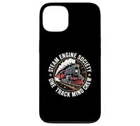 Steam Engine Society Train Lover One Track Mind Crew Case for iPhone 13