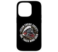Steam Engine Society Train Lover One Track Mind Crew Case for iPhone 14 Pro