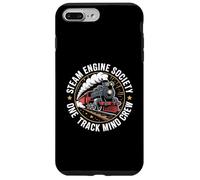 Steam Engine Society Train Lover One Track Mind Crew Case for iPhone 7 Plus/8 Plus