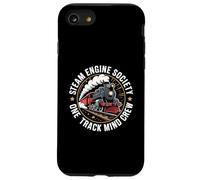 Steam Engine Society Train Lover One Track Mind Crew Case for iPhone SE (2020) / 7 / 8