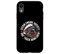 Steam Engine Society Train Lover One Track Mind Crew Case for iPhone XR