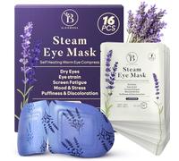 Steam Eye Mask, Lavender, 16 Pack, Self-Heating Warm Compress | Gently Warms Within Seconds, No Microwave, Battery or Cord Needed, Just Open and Apply, Lasts 30 to 40 Minutes