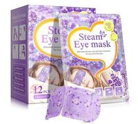 Steam Eye Masque 12 Pcs Soothing Warm Compress Relax Tired
