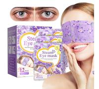 Steam Eye Masque - 12pcs Self Heating, Moist Warm Compress, Reusable Relax Tired Eyes | SPA Warm Eyes Portable Masque For Women Travel Home Stress Relief Sleep Daily Use