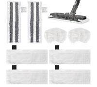 Steam Floor Cleaner Cloths, Cloths Compatible for Karcher, 4 PCS Floor Cloths, 2PCS Scrubbing Cloths, 2 PCS Hand Nozzle Covers, Replacement Parts for Kärcher SC1 SC2 SC4 SC5, Steam Cleaner Accessories