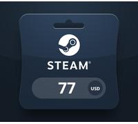 Steam Gift Card $77 US Activation Code