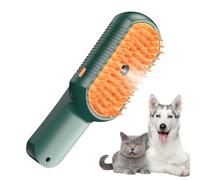 Steam Grooming Brush - Soft Parade Tool With Hair Removal And Untangling Functions | Professional Pet Tooler For Cats And Small Breed Dogs | Solutio