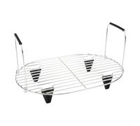Steam Holder, Steamer Rack for Ninja-Foodi Possible Cooker Pro8.5 Qt, Stainless Steel Steaming Rack with Heat Resistant Handles, Dishwasher Safe