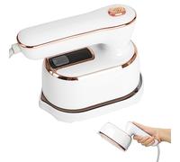 Steam Iron,1000w Two Rades Clothes Steamer Portable Handheld Garment Steamer Rotating Mini Steam Travel Iron Mini Garment Steamer Home Travel Iron for Dry & Wet Ironing with 100ml Water Tank, White