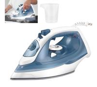 Steam Iron | 2400W | 150G Steam Shot | Non-stick Stainless Steel Soleplate | 350 ml Easy-Fill Water Tank | 1.95m Cord | 5 Adjustable Steam Levels | Blue