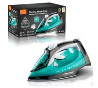 Steam Iron, 3-Way Auto-Off With Precision Thermostat Dial, and Self-Cleaning - Effortlessly Smooths Out Wrinkles and Creases for Flawless Results