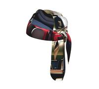 Steam Little Train Print Breathable Versatile Cycling Cap for Men Women Headband Yoga Running Sweatband