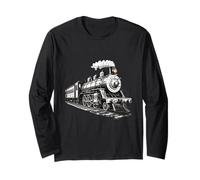 Steam Locomotive Train 4014 Vintage Railroad Big Boy Engine Long Sleeve T-Shirt
