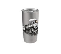Steam Locomotive Train 4014 Vintage Railroad Big Boy Engine Stainless Steel Insulated Tumbler