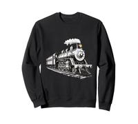 Steam Locomotive Train 4014 Vintage Railroad Big Boy Engine Sweatshirt