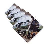 Steam Locomotive Train Car Air Fresheners Cards Set of 4 Pieces Personalized Car Fresheners Gifts for Men Women Auto Aromatherapy Tablets Hanging Scented Cards for Wardrobe Bathroom