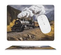 Steam Locomotive Train Mouse Pad Mouse Mat 10 X 8 Inch