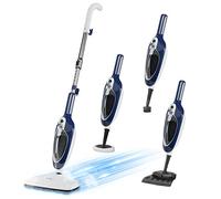 Steam Mop - 10-in-1 Floor Steamer Detachable MultiPurpose Handheld Steam Cleaner for Hardwood/Tile/Laminate All Floors Carpet Cleaning with 11 Accessories for Whole Home Use(Blue).